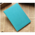 25k Paperback Notepad, Blue Leather Cover Notebook